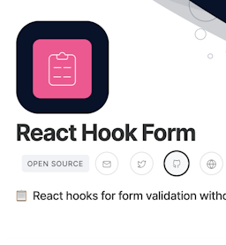 要はOSSプロジェクトであるReact Hook Formのスポンサーになりました